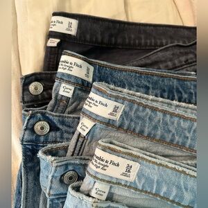Abercrombie & Fitch The 90’s Straight Leg High Rise